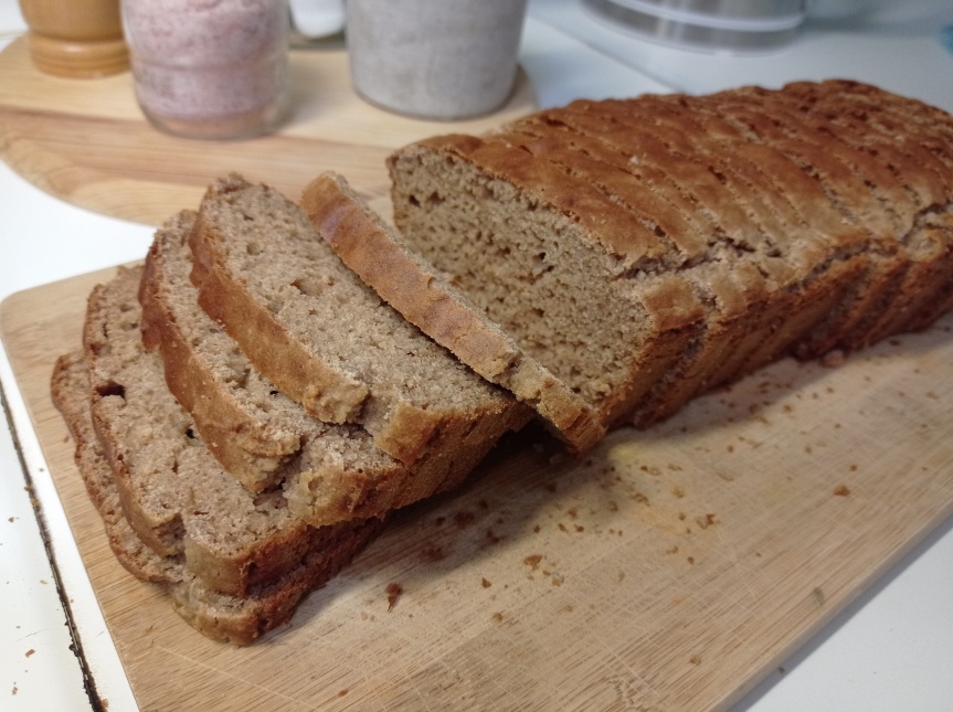 sliced loaf of brown bread
